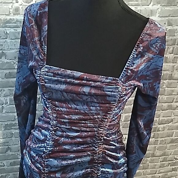 Wild Fable ruched bodycon stretch dress S - Picture 11 of 16